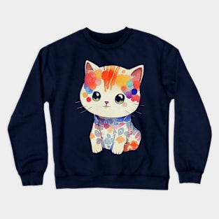 Cute Kitten Crewneck Sweatshirt